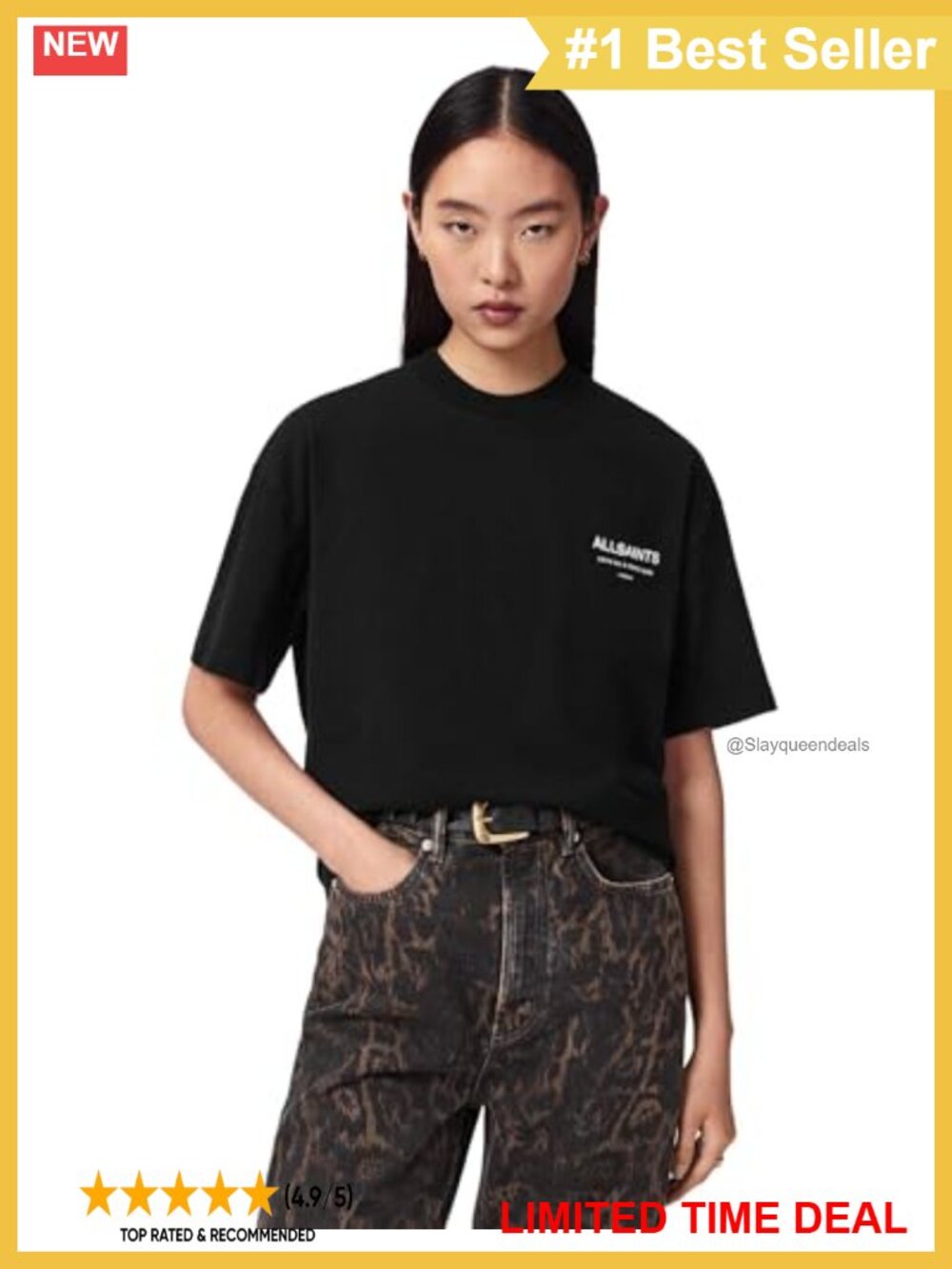Oversized Crew Neck Short Sleeve Tee Modern Fit Versatile T-Shirt